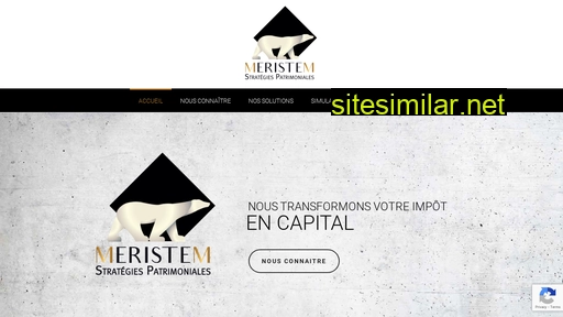 meristem-patrimoine.fr alternative sites