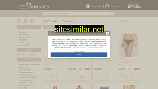 mesfringues.fr alternative sites