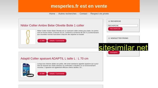 mesperles.fr alternative sites