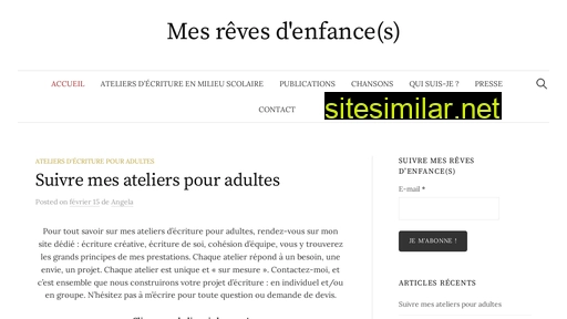 mesrevesdenfances.fr alternative sites