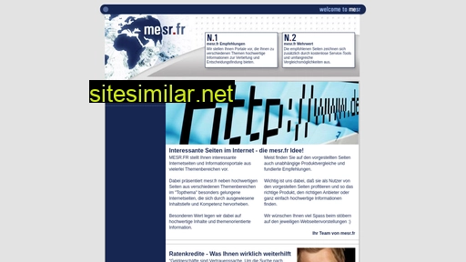 mesr.fr alternative sites