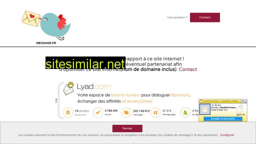 message.fr alternative sites