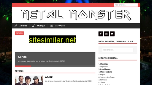 metalmonster.fr alternative sites