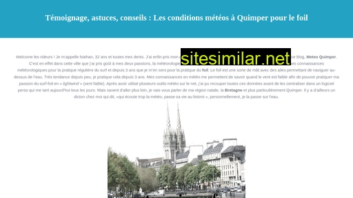 meteo-quimper.fr alternative sites