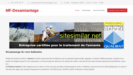 mf-desamiantage.fr alternative sites