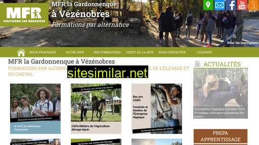 mfr-vezenobres.fr alternative sites