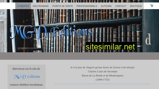 mgd-editions.fr alternative sites