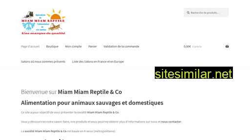 miammiamreptileandco.fr alternative sites