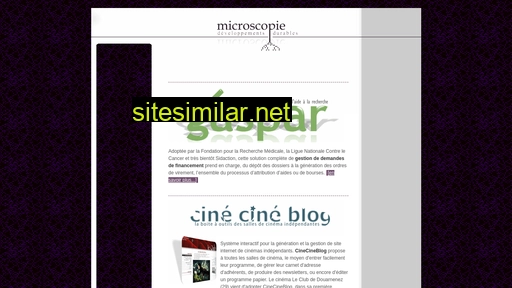 microscopie.fr alternative sites