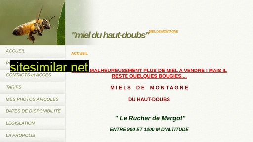 mieldemontagne.fr alternative sites
