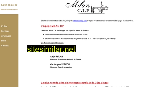 milancip-communication.fr alternative sites