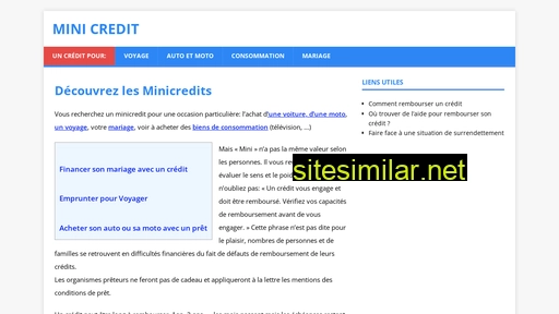 minicredit.fr alternative sites