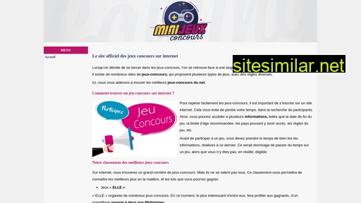 minijeux-concours.fr alternative sites