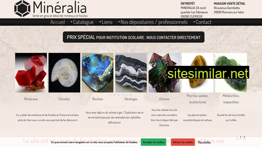 mineralia.fr alternative sites