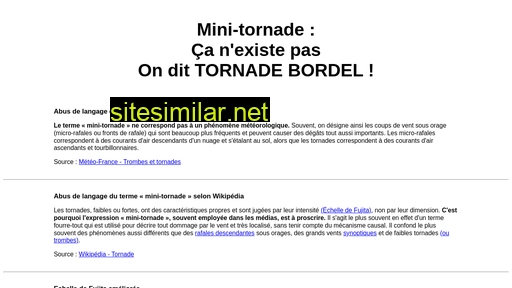mini-tornade.fr alternative sites