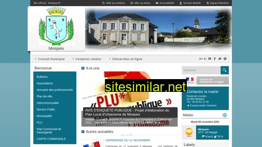 mirepeix.fr alternative sites