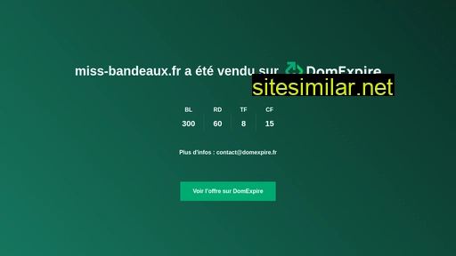 miss-bandeaux.fr alternative sites
