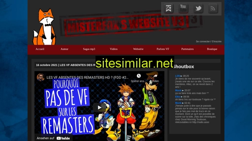 misterfox.fr alternative sites