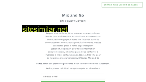mixandgo.fr alternative sites