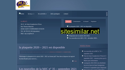 mjcsso.fr alternative sites