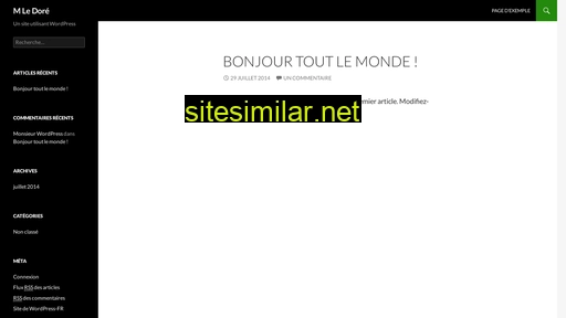 mledore.fr alternative sites