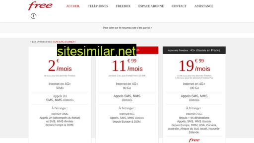 m.free.fr alternative sites