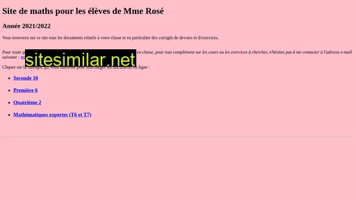 mmerose.free.fr alternative sites