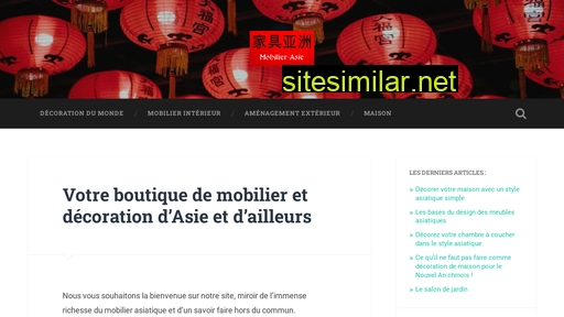 Mobilier-asie similar sites