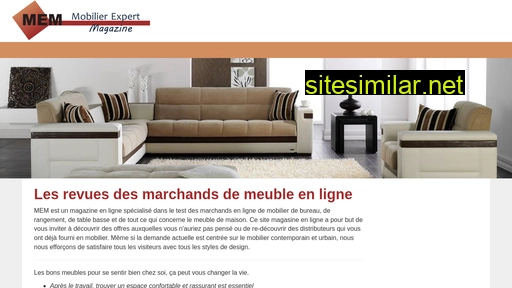 mobilier-expert-magazine.fr alternative sites