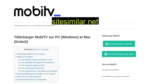 mobitv.fr alternative sites