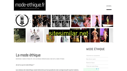 mode-ethique.fr alternative sites
