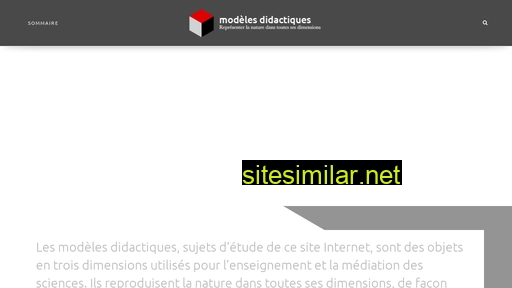 modeles-didactiques.fr alternative sites