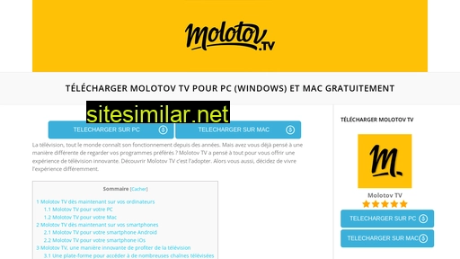 molotovtvpc.fr alternative sites