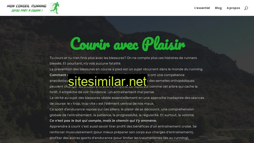monconseilrunning.fr alternative sites