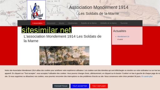 mondement1914.asso.fr alternative sites