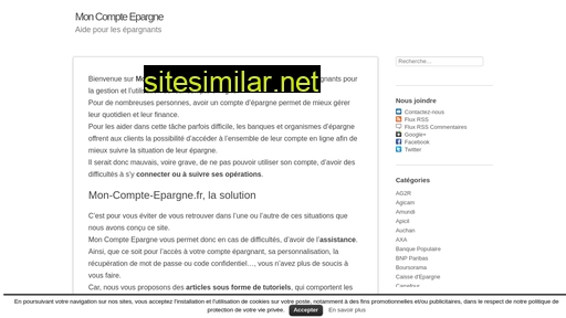 mon-compte-epargne.fr alternative sites