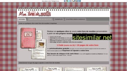 mon-livre-de-recettes.fr alternative sites