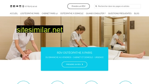 mon-osteopathe-paris.fr alternative sites
