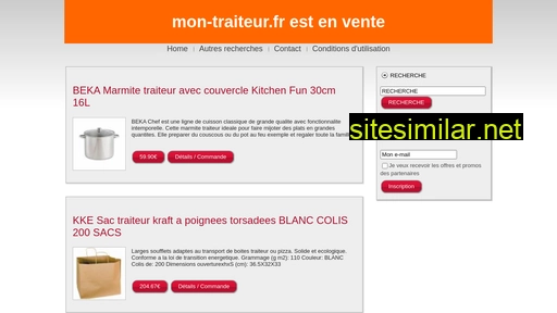 mon-traiteur.fr alternative sites
