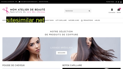 monatelierdebeaute.fr alternative sites