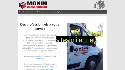 monin-construction.fr alternative sites