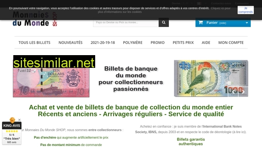 monnaiesdumonde-shop.fr alternative sites
