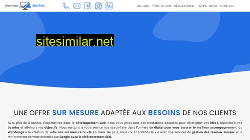 monsieursiteweb.fr alternative sites