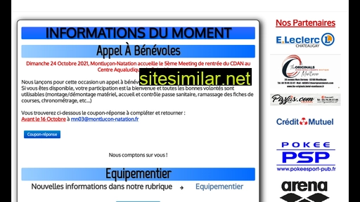 montlucon-natation.fr alternative sites