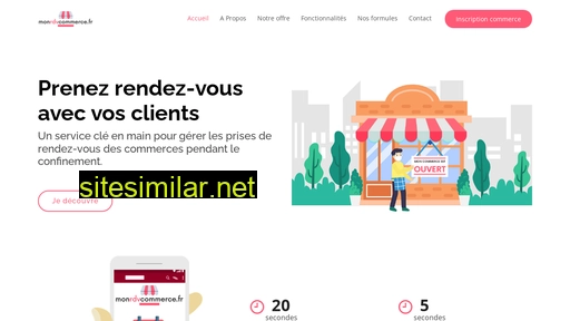 monrdvcommerce.fr alternative sites
