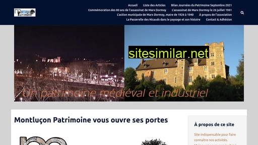 montlucon-patrimoine.fr alternative sites