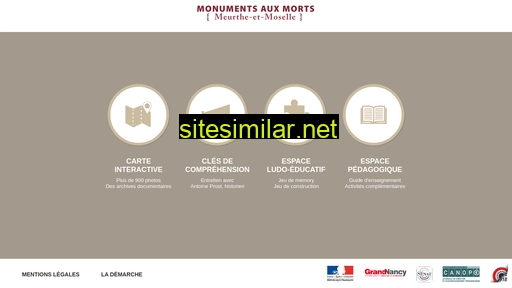 monuments1418.fr alternative sites