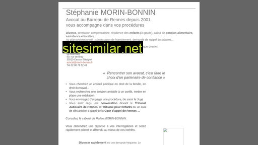 Morin-bonnin similar sites