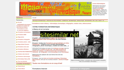 mosaiqueinformatique.fr alternative sites