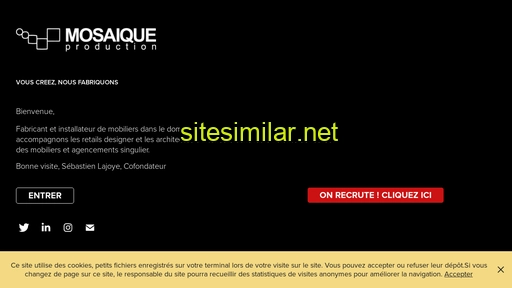 mosaiqueproduction.fr alternative sites